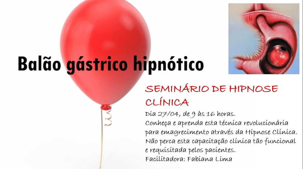 Seminário Hipnose - Balão Gástrico